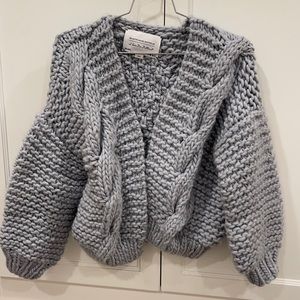 I Love Mr Mittens Cable Bomber Sweater